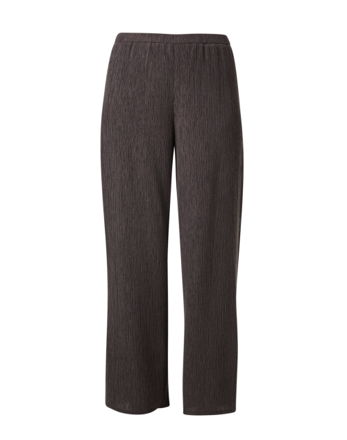 Product image - Eileen Fisher - Taupe Plisse Straight Ankle Pant