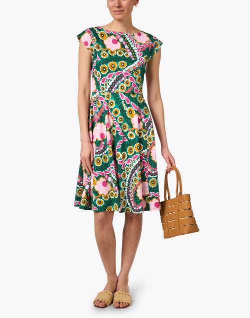 Jesone Green Printed Dress