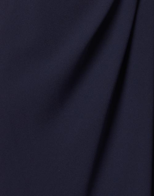 Fabric image - Paule Ka - Navy Satin Crepe Twist Dress