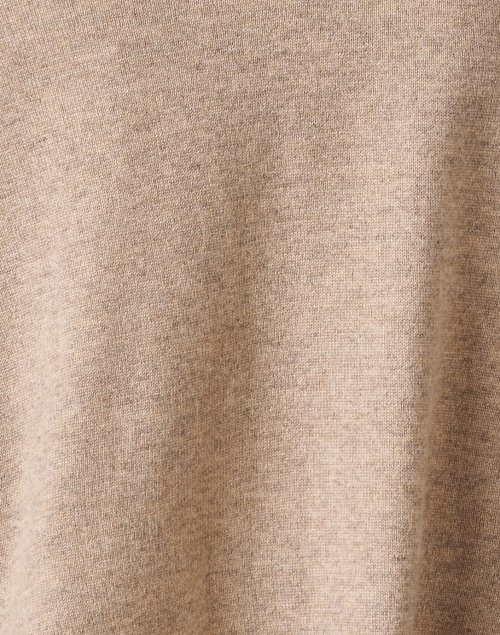 Fabric image - Repeat Cashmere - Beige Cashmere Fringe Cardigan