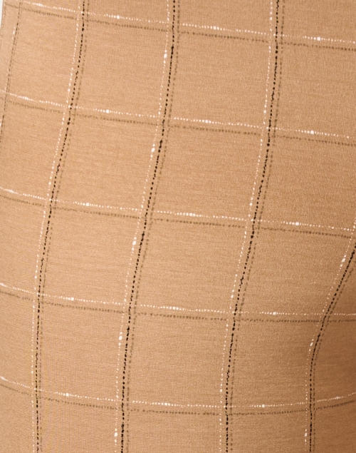 Fabric image - Ecru - Prince Camel Print Stretch Crop Flare Pant