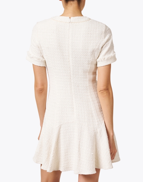 Back image - Shoshanna - Webster Ivory Tweed Dress
