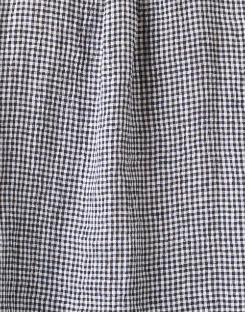 Fabric image - Eileen Fisher - Black and White Gingham Shirt
