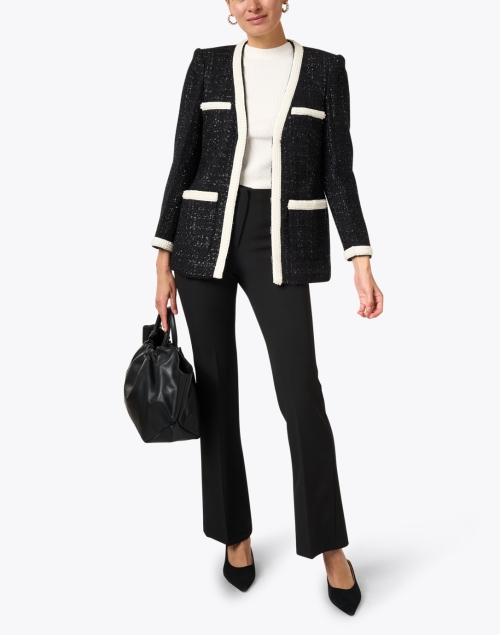 Kemsley Black and White Tweed Jacket 