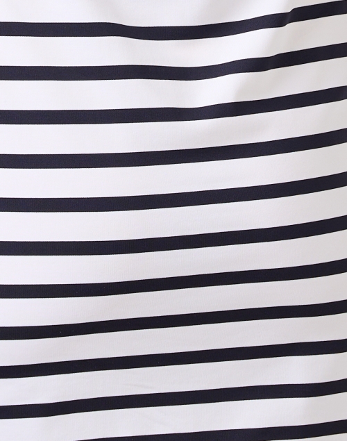 Fabric image - Saint James - Propriano White and Navy Striped Dress