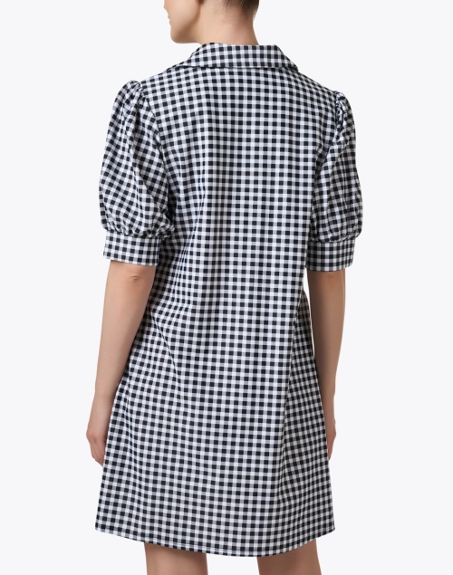 Back image - Jude Connally - Emerson Black and White Gingham Dress