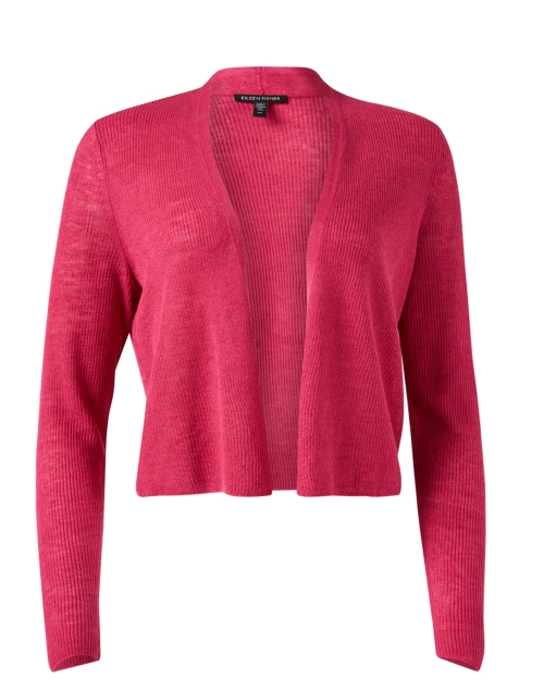 Eileen Fisher Pink Cropped Cardigan