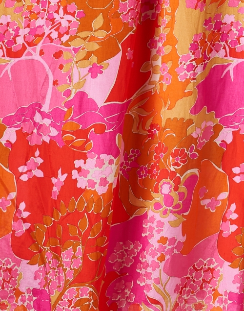 Fabric image - Vilagallo - Claudette Red Print Dress