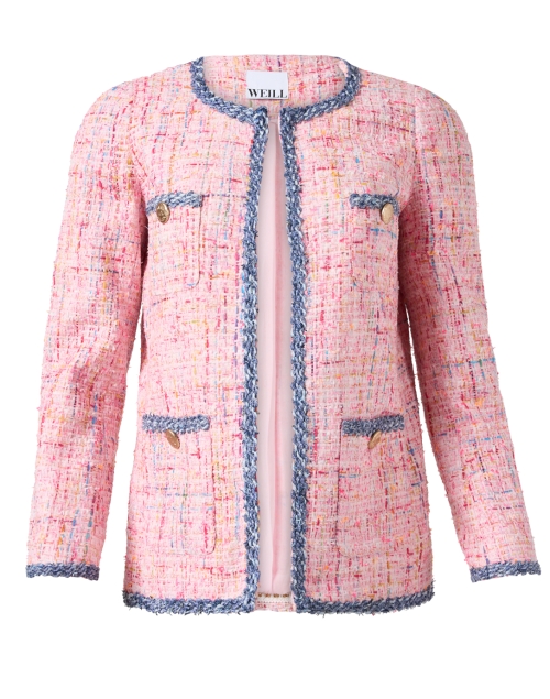 Weill Cindya Pink Tweed Jacket