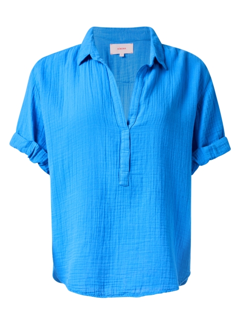 Product image - Xirena - Cruz Blue Cotton Gauze Top
