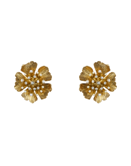 Product image - Oscar de la Renta - Michelle Gold Flower Earrings