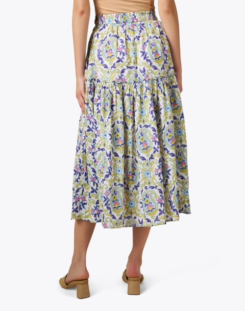 Back image - Banjanan - Agatha Paisley Print Skirt