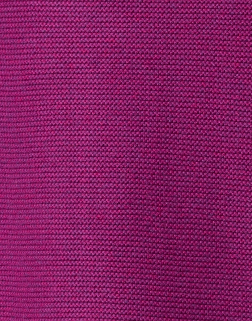 Fabric image - Kinross - Purple Garter Stitch Cotton Sweater