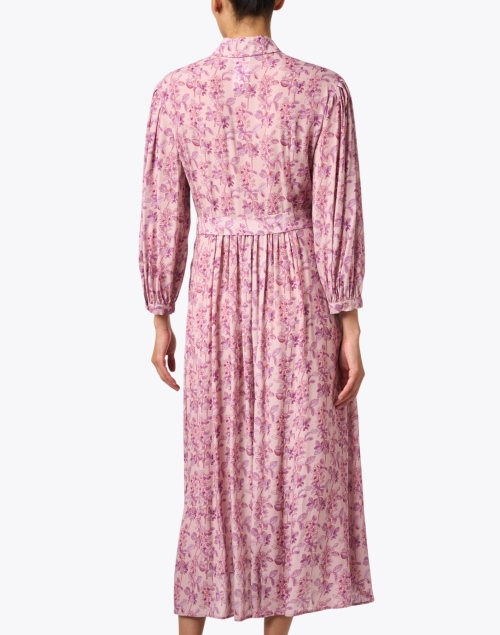 Back image - Weekend Max Mara - Vela Pink Print Dress