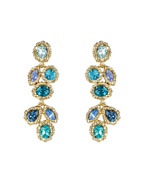 Product image - Oscar de la Renta - Lintzer Blue Stone Drop Earrings