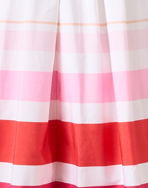 Extra_1 image - Sara Roka - Niddi White and Pink Striped Shirt Dress