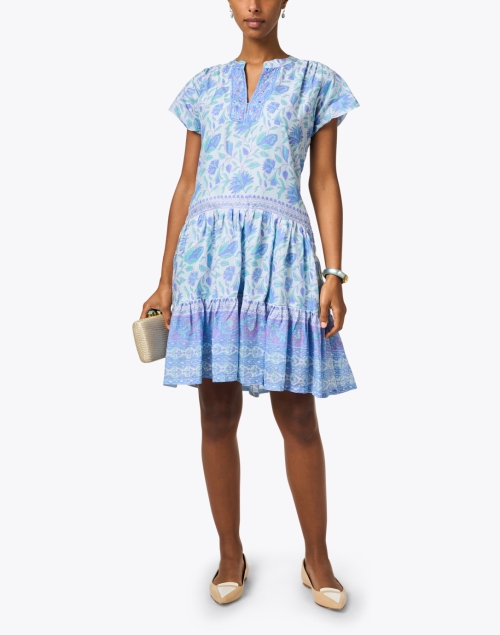 Camilla Blue Print Dress