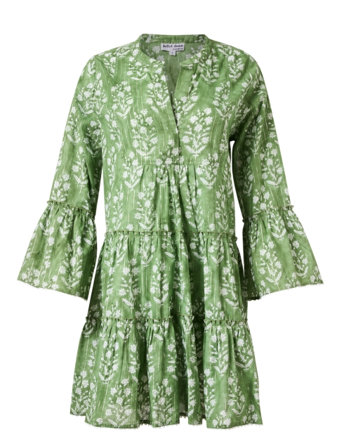 Product image - Juliet Dunn - Green Floral Print Cotton Dress