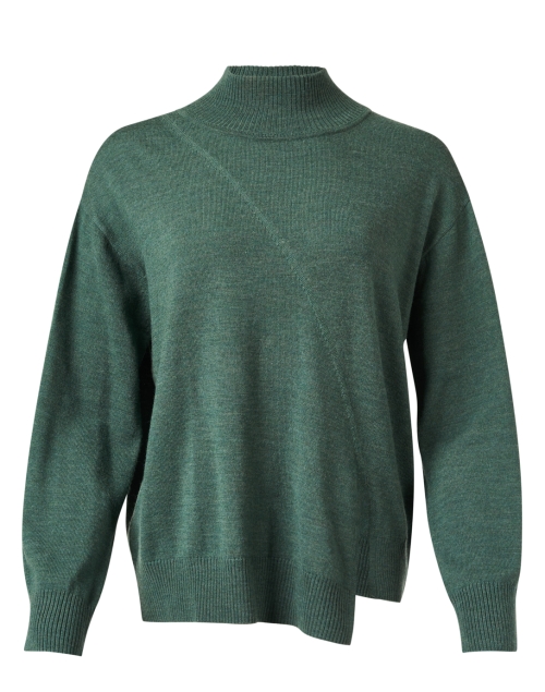 Product image - Repeat Cashmere - Green Asymmetrical Wool Sweater