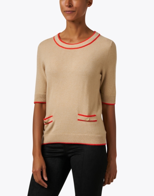 Front image - Weill - Sihane Camel Cashmere Sweater