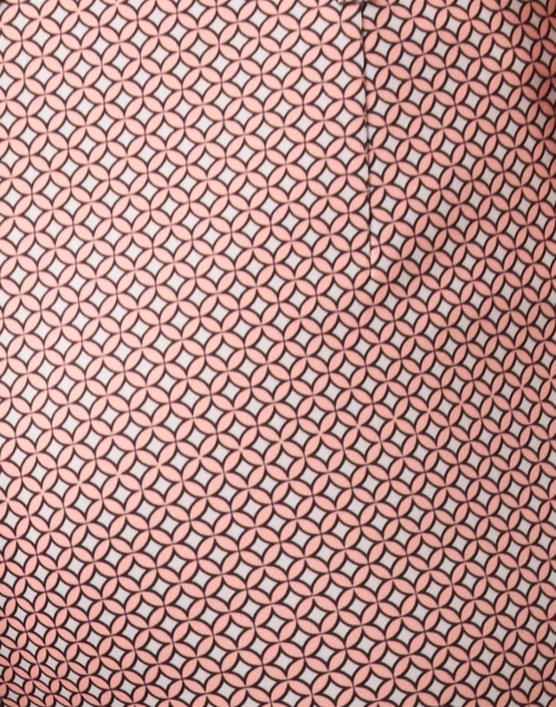 Fabric image - Marc Cain - Peach Geo Print Stretch Pant