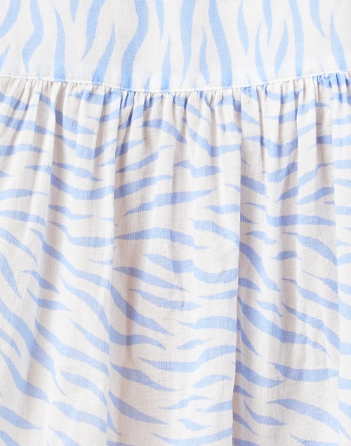 Fabric image - Xirena - Cam Blue Print Cotton Gauze Top