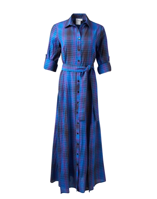 Product image - Finley - Laine Blue Plaid Cotton Dress