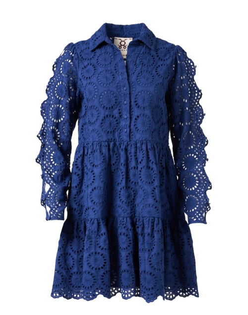 Product image - Figue - Isabella Navy Lace Shirt Dress