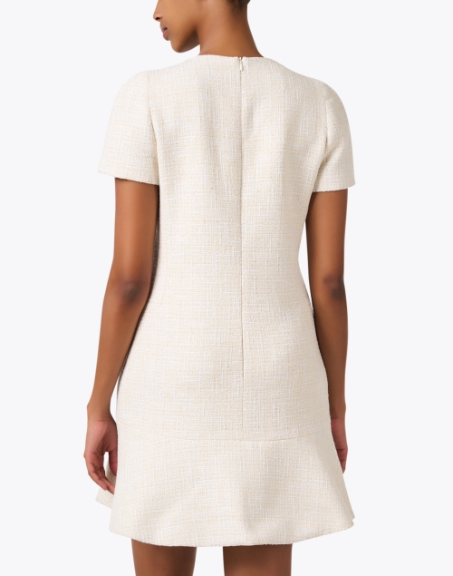 Back image - Weill - Chad Ecru Tweed Dress