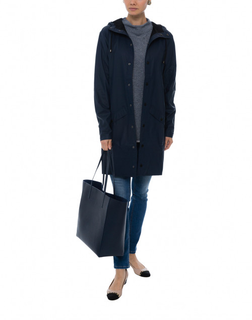 Navy Waterproof Raincoat