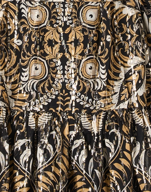 Fabric image - Kobi Halperin - Kaye Black Multi Print Dress