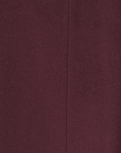 Fabric image - Cinzia Rocca - Burgundy Wool and Down Coat