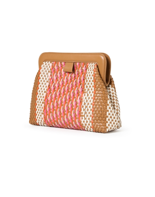 Front image - Rafe - Fernanda Tan and Pink Leather Clutch