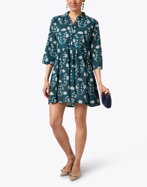 Look image - Ro's Garden - Deauville Green Printed Shirt Dress