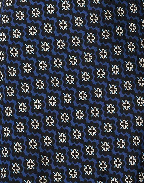 Fabric image - Ines de la Fressange - Cerise Blue Print Dress