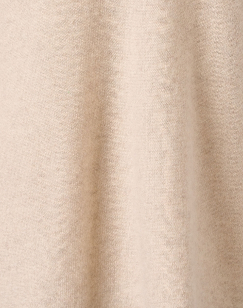Fabric image - Cortland Park - Calipso Beige Embroidered Cashmere Top