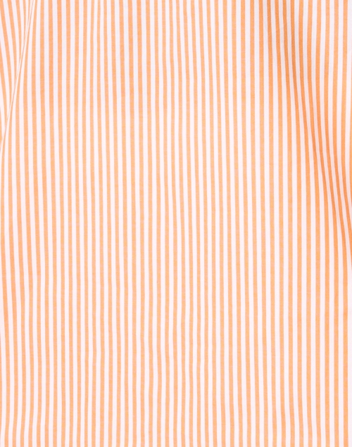 Fabric image - Gretchen Scott - Orange Stripe Reef Embroidered Cotton Poplin Tunic