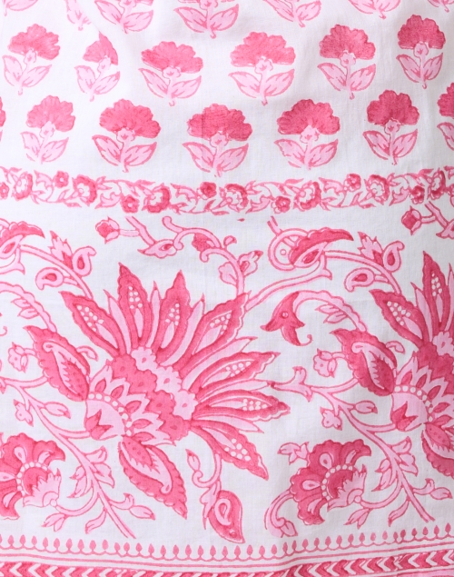 Fabric image - Bella Tu - Posy Pink and White Floral Dress