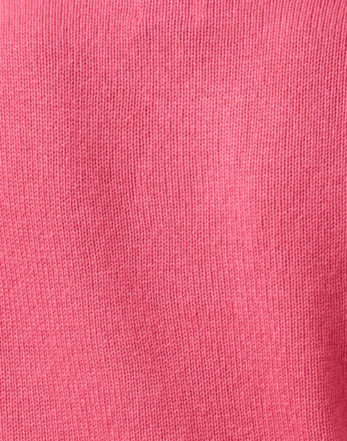 Fabric image - Allude - Pink Cashmere V-Neck Sweater