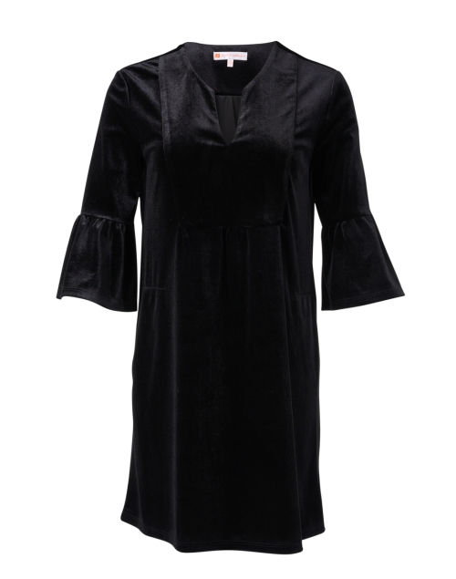 Product image - Jude Connally - Kerry Black Stretch Velvet Dress