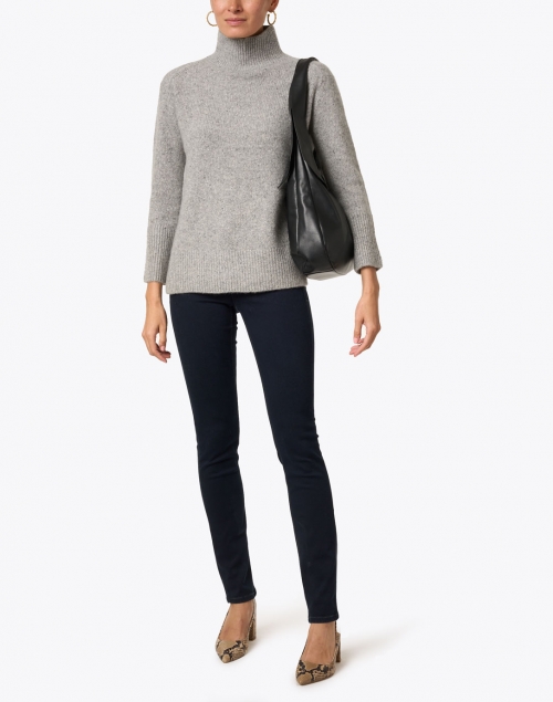 Vince - Grey Cashmere Donegal Sweater