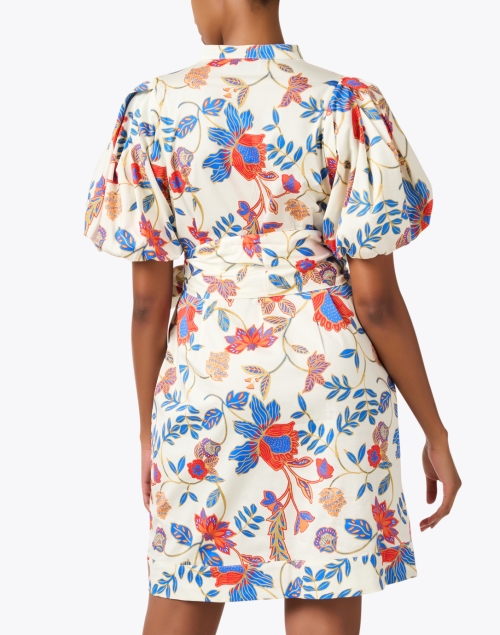 Back image - Chloe Kristyn - Dara Floral Print Shirt Dress