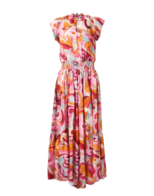 Product image - Chufy - Cairo Orange Multi Print Cotton Dress 