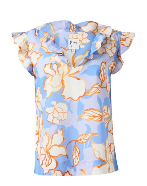 Product image - Finley - Ava Blue Floral Print Blouse