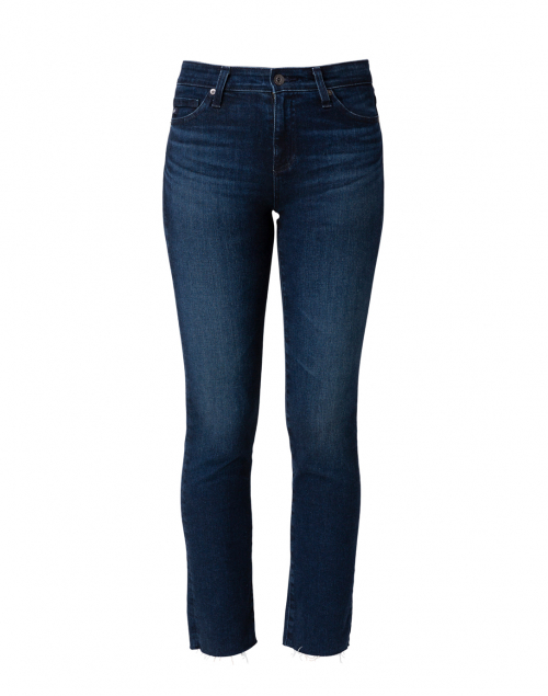 Mari Dark Blue Denim Straight Leg Jean | AG Jeans