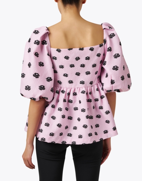 Back image - Stine Goya - Kinsley Pink Jacquard Shirt