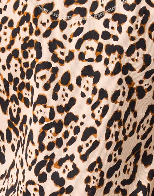 Fabric image - Marc Cain - Beige Cheetah Print Cotton Top