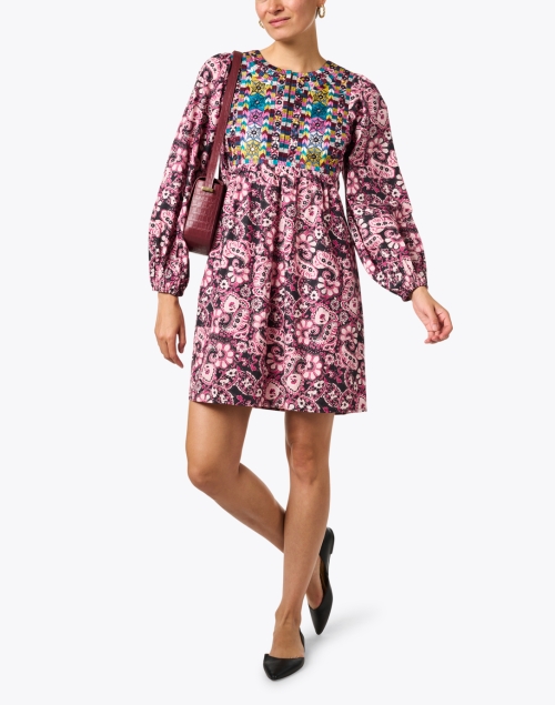 Lucie Pink Paisley Print Dress
