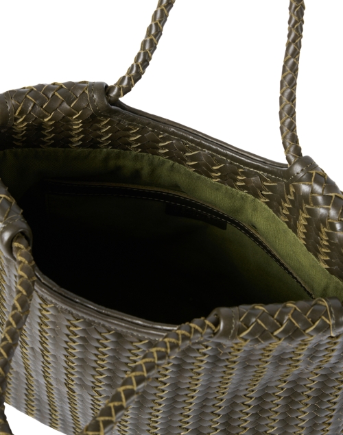 Extra_1 image - Bembien - Mena Olive Woven Leather Tote