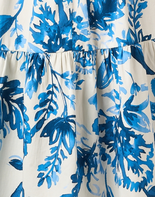 Fabric image - Figue - Joyce Blue and White Print Cotton Dress